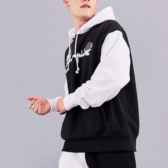 Champion X Oreo Reverse Weave Pullover Hoodie Black White Size S NWT - Picture 2 of 8